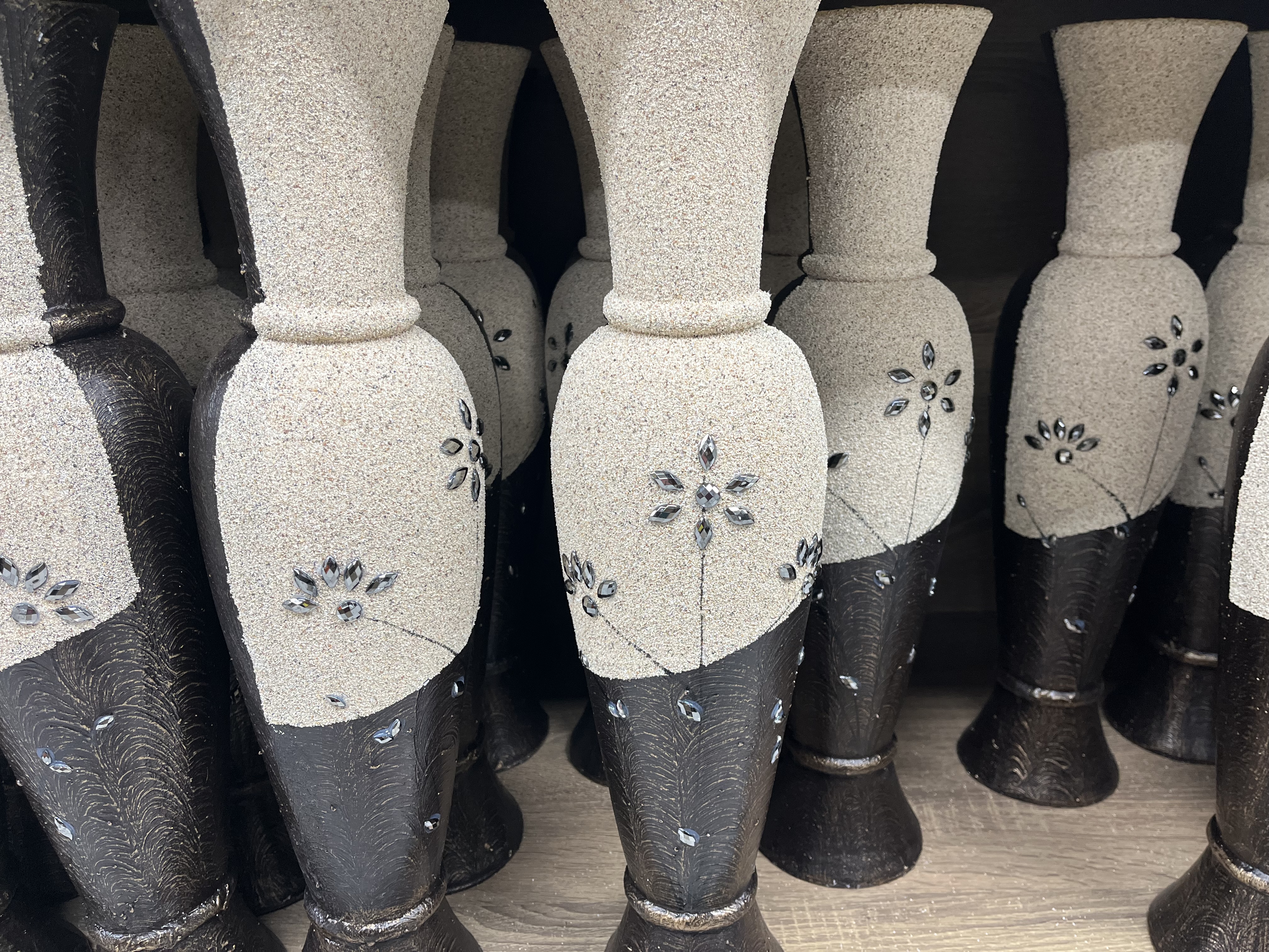 VASE artisanal bicolore